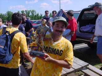 It's great to hold the trophy!