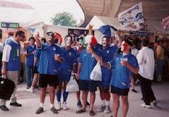 Italian fans are much more sedate.