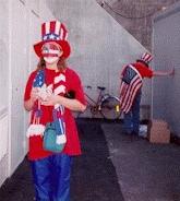 Uncle Sam barfs
