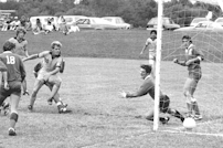 Rusty gets a goal 1981