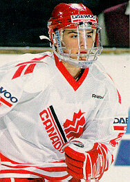 Jeff Friesen playing for Team Canada