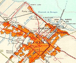 Map of Greater La Plata