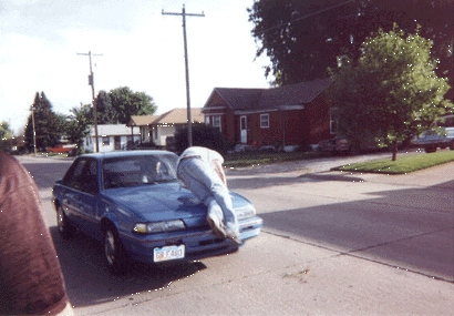 The Rage Hits 71 Pac With His Car