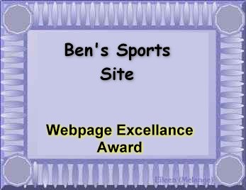 Ben's Sports Site Award