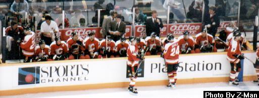 Calgary Flames' Bench