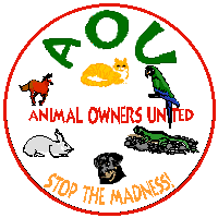 Link to Animal Owners United web site