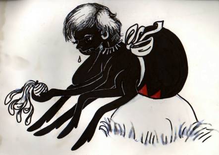 'Poor Nellie-ellie', by indi blackwood, from the story, 'Nellie-ellie Nicespider', �1997