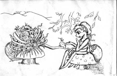 'Then Nellie Meets Her Brother', by indi blackwood, from the story, 'Nellie-ellie Nicespider', �1997