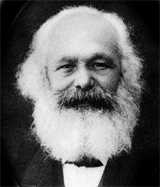 Karl Marx (1818-1883): A social reformer, left-wing radical, a real revolutionary. Apparent class conflict concepts of Bourgeois and Proletarians in Capitalist structures. The master says: 'the philosophers have interpreted the world in differrent ways. What matters is changing it.' He believes in dynamic social change with the greatest faith in people.