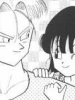 Pan winking at Trunks