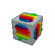 Spinning Apple Cube