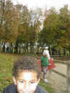 Mgm et moi faisons un bout de cross � notre vitesse