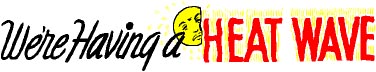 heat wave banner
