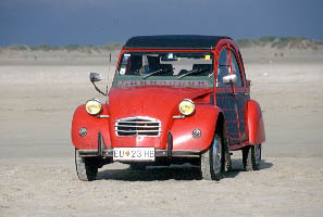 Der befahrbare Strand von R&oslash;m&oslash;