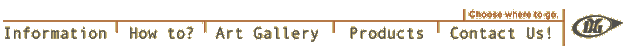 [Menu] To go to a section press one of the links in this box