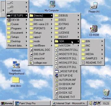 In Cruiser, you can l-click to launch a file,
 or r-click to open a directory.