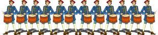 Twelve Drummers Drumming