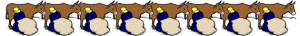 Eight Maids-a-Milking