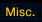 Miscellaneous
