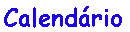 Calend�rio