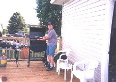 I didn't realize you could do hamburger helper on the grill.