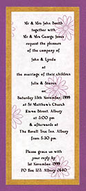 Daisy invitation