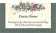 Olive Grapes placecard