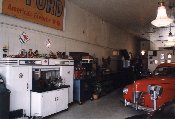 Front of the Ford and the antique automotive bench.  Did you see the drive-in pole and speakers in the last picture?  If you didn't you can zoom in on it here by clicking on  this picture.