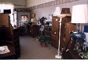 Front room of our store looking toward the front door.