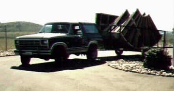 Use any truck or Van with trailer