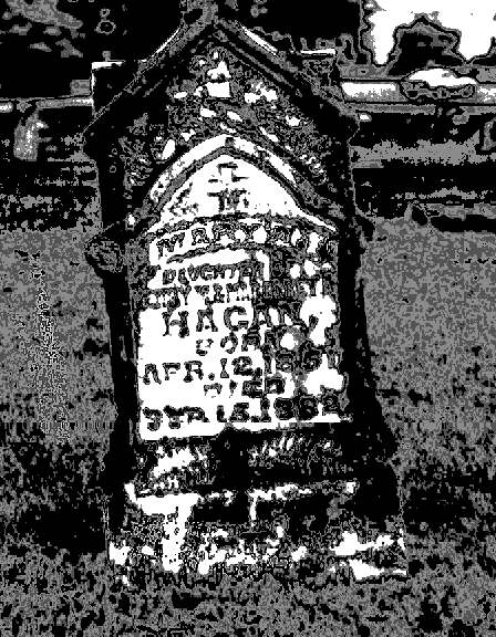 Grave Stone of Mary Ann Hagan