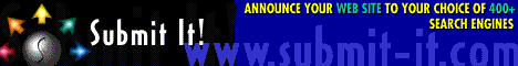 Submit your site to your choice of 400+ search engines