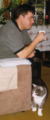 (Photo of Keith Wick and 'Kissa')