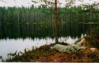 Lake scene near Tampere, Finland