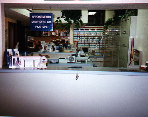 PICTURE OF FRONT DESK AREA
