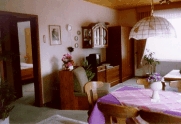 Ein Blick ins Wohnzimmer