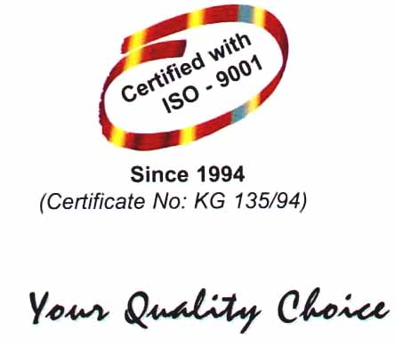 ISO9001 since 1994