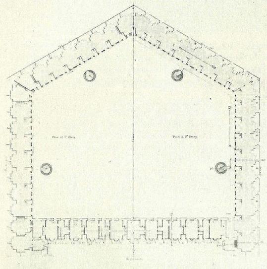 Detail of 1851 site plan