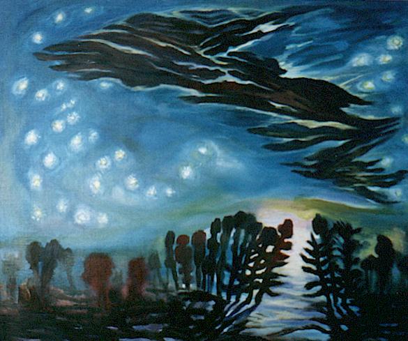 Blue Night Stars