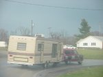 on the road