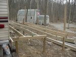 Started on the 2X8 frame