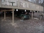 Can even park our golf cart under it
