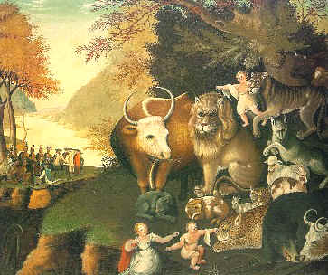 Habitabit lupus cum agno et pardus cum hedo accubabit vitulus et leo et ovis simul morabuntur et puer parvulus minabit eos/Vitulus et ursus pascentur simul requiescent catuli eorum et leo quasi bos comedet paleas/Et delectabitur infans ab ubere super foramine aspidis et in caverna reguli qui ablactatus fuerit manum suam mittet/Non nocebunt et non occident in universo monte sancto meo quia repleta est terra scientia Domini sicut aquae maris operientes - Isaias 11:6-9