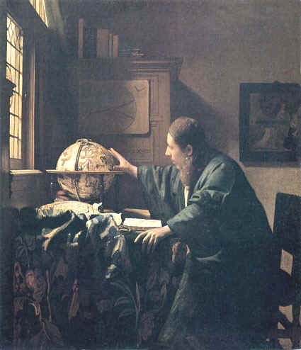 Johannes Vermeer /Jan Vermeer-The Astronomer
