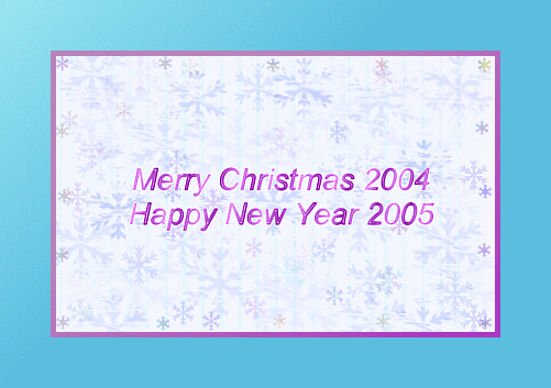 Merry Christmas and Happy New Year