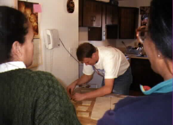 Brigham Teaching a Croissant Class