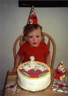 Amelia's Elmo Cake