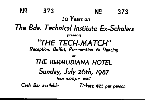 Ticket for reunion