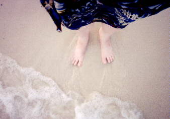 feet in ocean