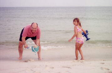 John and Katy at the ocean